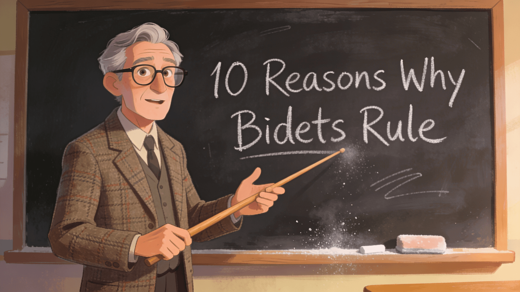 professor at chalkboard