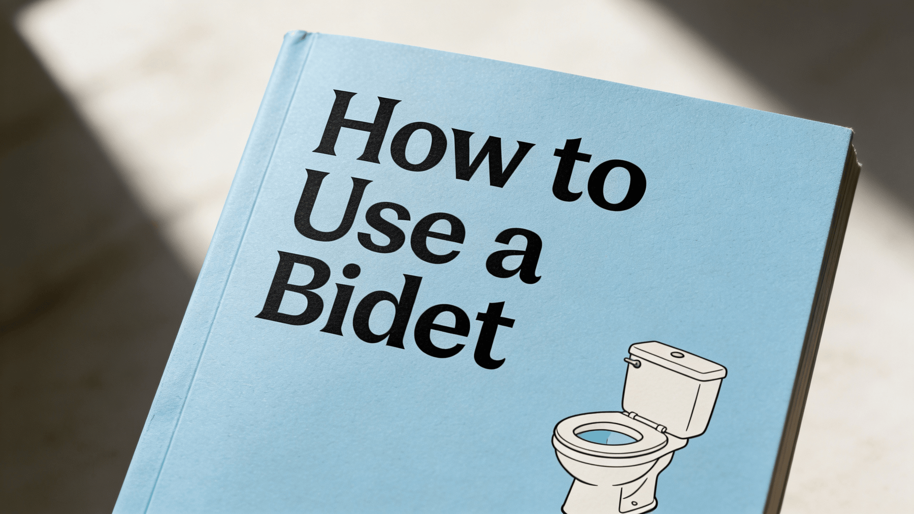 a book on how to use a bidet