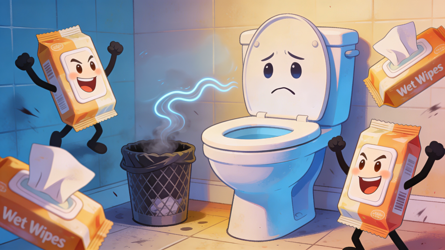 Are Wet Wipes Flushable? The Hidden Dangers of "Flushable" Wipes